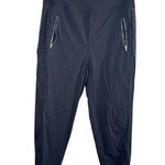 Athleta  Black Outdoor Ahtliesure  Zip Pocket Jogger Pants Size 10 Photo 0