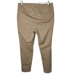 Ellos Womens Modern Stretch Chino Pants 14 Beige Tan Khaki New Photo 1
