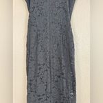 Lulus Instinctively Stunning Black Lace Trumpet Bustier Maxi Dress size Small Photo 12