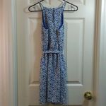 BCX Women's  Dress Blue White Daily Florals Size XS EUC #4441 Photo 3