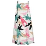 Lulus NWT  Daydreaming White Print Maxi Skirt Colorful Abstract Print Size XS Photo 2