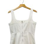 Lulus So Delighted Ivory Denim Corset Seam Mini Dress size Small NWT White Photo 3