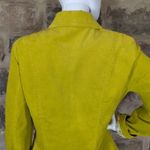 David Brooks Jacket Corduroy Lime Green Woman's Size Small Button Up Retro Photo 4
