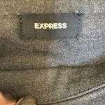 EXPRESS Ponte Knit Ankle Pants Charcoal Gray XXL Slim Fit Stretch Work Office Photo 4