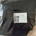 Anthropologie  Mock-Neck Lace-Inset Fit & Flare BlackDress NEW Size Medium Photo 7