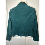 American Eagle Vintage Corduroy Blazer Teal Green Button Front Pockets Women L Photo 3