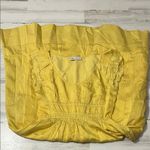 Tory Burch Yellow Silk Blend Midi Dress Photo 12