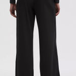 Lululemon  Align Palazzo Pants Black Wide Leg Nulu High Rise Size 4 Photo 0