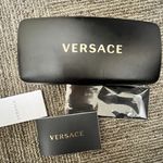 Versace Sunglasses Eyeglasses Glasses Hard Case Designer Clamshell 6”x2.5”x1.5“ Photo 0