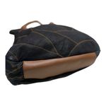 Dead stock Vintage La Covina Patchwork Black and Tan Leather Shoulder Bag Photo 5