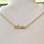 Gold Mountain Peak Choker Necklace Photo 0