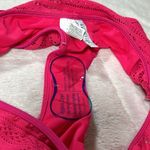 Kenneth Cole  Reaction Crochet Lace Hipster Bikini Bottom Pink size Large NEW Photo 6