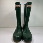 Hunter  Green Rain Boots Photo 2