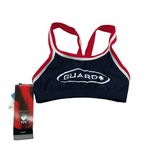 Tyr. Guard Bikini Top Racerback Dimaxback Navy Blue Red White XXS Photo 0