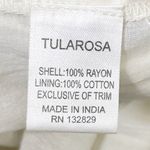 Tularosa  Jacqueline Tunic Mini Dress Women’s Size XS Ivory Striped Tribal Lined Photo 7