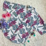 Unique Vintage 80s Vtg IMPACT summer tropical button down shirt Photo 9