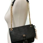 Like Dreams Black Faux Leather Chain Purse Photo 0