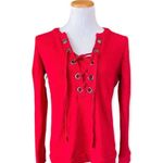The Limited Womens  Red Grommet Pullover - Sz  S Photo 0