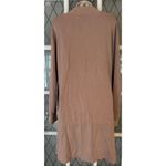 Softies Dreamtech Quarter Zip Tunic Lounge Dress Long Sleeve Coco Size XL Tan Photo 4