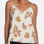 Socialite Nordstrom Cream Floral Lace Cami Tank Top Women’s Size Small Photo 0