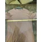 Vince Elbow Sleeve 100% Cashmere Sweater Tunic, Crew Neck in Blush Size Large Photo 7