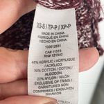 Garage  Womens Long Sleeve Maroon Open‎ Front 2 Pocket Gorp Core Cardigan Xs/S Photo 4