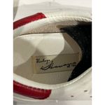 Vintage Havana  White Star Glitter Sneakers Red Accent Lace Up Shoes‎ Photo 2