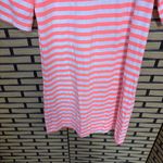 Lilly Pulitzer Lilly, Pulitzer Coral And White Stripe Dress Size Medium Photo 6