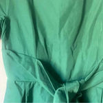 Weekend MaxMara Green Tandem Sheath Front Tie Belt Dress Size 2 Photo 7