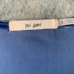 Francesca's‎ Mi Ami Dress Sz S Dark Blue Velvety Mini Wrap Dress Long Sleeve Photo 5