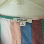 Madewell  Novel Tie-Front Button Top in Flagstaff Stripe S Photo 5