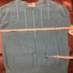 Vintage Inner Visions Ship'n Shore Blue Cable Knit Sweater Vest L USA New Preppy Size L Photo 10