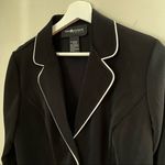 Sag Harbor Dress Blazer Black White Trim Buttons Business Casual Officewear Cute Size 10 Photo 1
