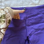draper's & damon's Womens Size Medium Pants Straight Leg Pull On Stretch Purple Photo 7
