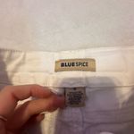 Blue Spice Jean Shorts white low waisted Size 0 Photo 1