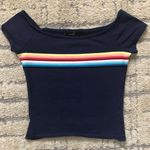 Forever 21 Multicolored Off The Shoulder Top Photo 1