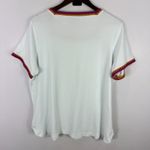 Isaac Mizrahi Live 2X White Crochet Trim Cotton Top Boho Cottagecore Retro Tee Photo 1