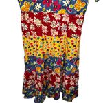 Vintage Willow‎ Ridge Floral Cotton Dress Yellow Size M Photo 2