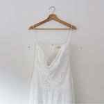Ramy Brook NEW Blanca Embroidered Strapless Cotton Dress White Photo 4