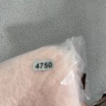 MINKPINK NWT Mink Pink Millie Fluffy Knit Tee Women L Blush Pink Short Sleeve Sweater Photo 11