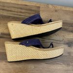 UGG  Zamora Suede Leather Thong Wedge Platform Sandals Women's Photo 6