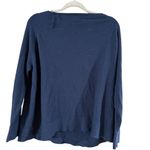Dreamers Blue 3/4 Sleeve Relaxed Boxy Tee Photo 2
