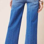 Mother NWOT The Swooner Roller Yoke Front Ankle Jeans in Double Vision Wash Size Blue Size 29 Photo 0