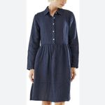 Shirt Midi Dress NWOT Blue Size M Photo 8