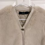 J Brand x Revolve Ashbey Faux Fur Jacket In Champagne New Size XS Retail $398 Photo 7
