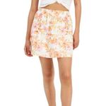 Hippie Rose NWT  Spring Floral Ruffle Mini Skirt Size Large Nordstrom Photo 0