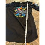 Southern Stitch Floral Embroidered Cottage Western Boho Coquette Festival Art to Wear Large Photo 6