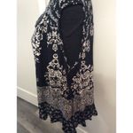 Bila Plus size XXL Black White Floral Sleeveless Top boho Flowy V Neck Photo 3