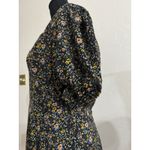 French Connection Sz10 Fontini Puff Sleeve Mini Dress Baby Doll Floral Fairycore Photo 3