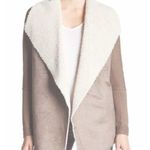 Nordstrom đź’• MADISON & LOLAđź’• Faux Shearling Jacket ~ Mocha & Beige Medium M Photo 0